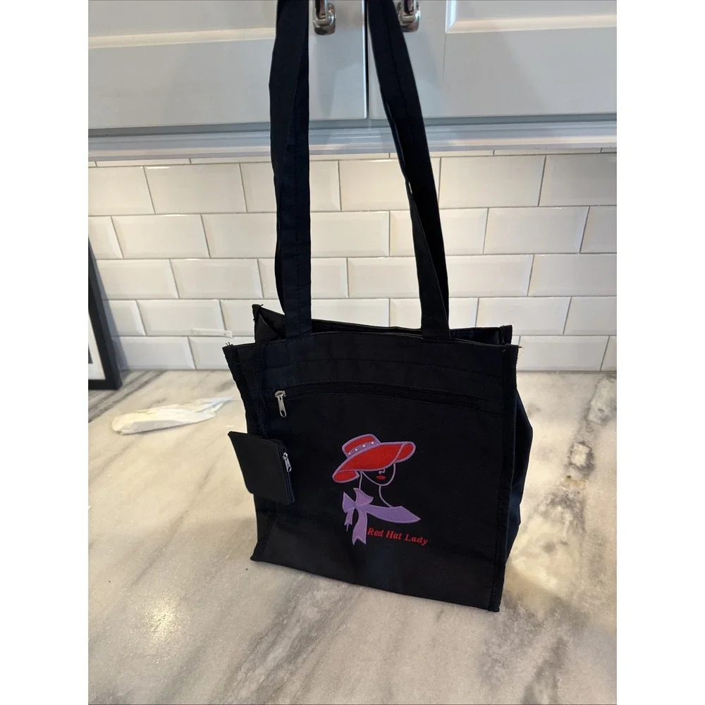 Red hat Lady insulated lunch / cary bag 11.5